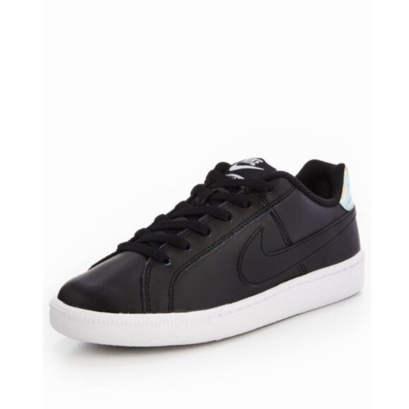 Nike Court Royale Black with Metallic Heel Women's Sneakers I 7.5 - Picture 1 of 6